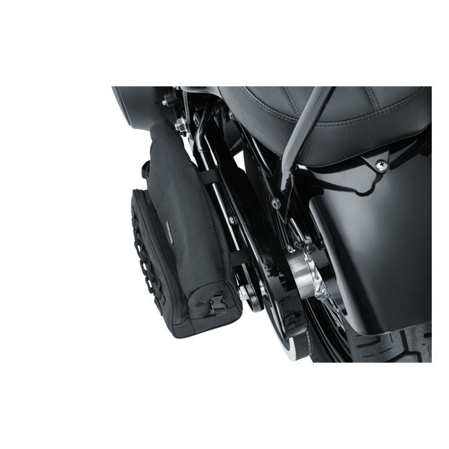 Kuryakyn Hoodrat Universal Swing Arm Bag, Black – Most Exposed Triangular Swing Arms