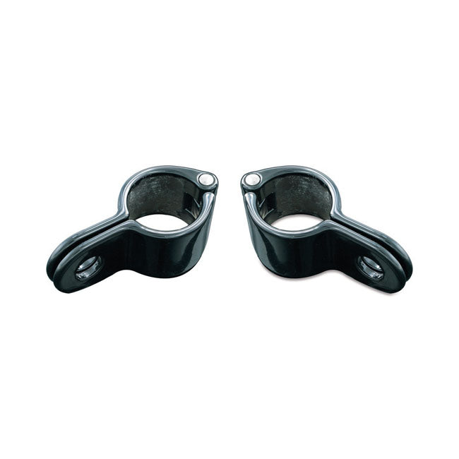 Kuryakyn Magnum Quick Clamps, 1" (25.4mm). Gloss Black – 1" Round Tubing; Handlebars; Crashbars…
