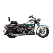Paughco Independent Dual Head Pipes. Chrome – 1985–1994 Softail