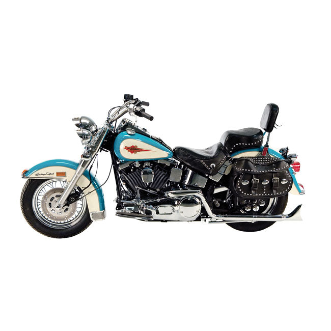 Paughco Independent Dual Head Pipes. Chrome – 1985–1994 Softail