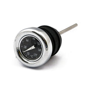 MCS Oil Tank Dipstick with Temperature Gauge. Chrome Black Face – 1984–1999 Softail; 1982–2003 XL…