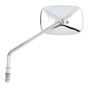 MCS Late OEM Style Mirror, Long Stem, Right Side. Chrome – 65-UP H-D