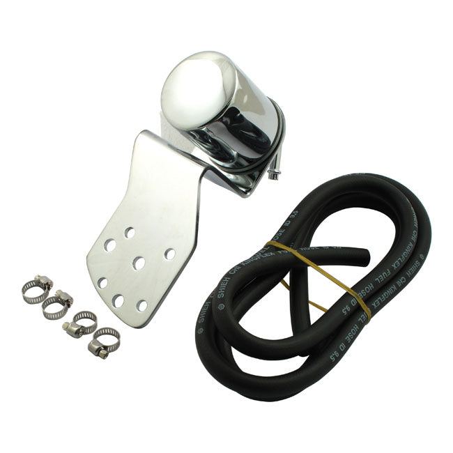 MCS Jiffy-Mount Spin-on Oil Filter Kit. Chrome – 1970–1999 Big Twin