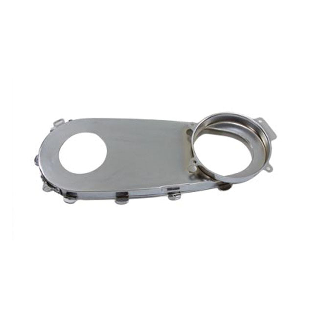 MCS Steel Inner Primary Cover, Chromed – 1970–1984 Big Twin Kickstart Models Only