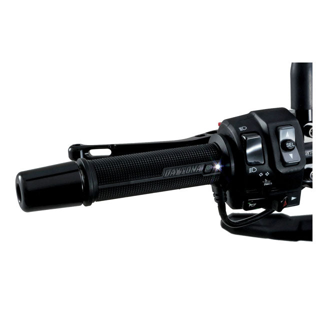Daytona Heated Grips, for 7/8" (22 mm) Handlebars. Black