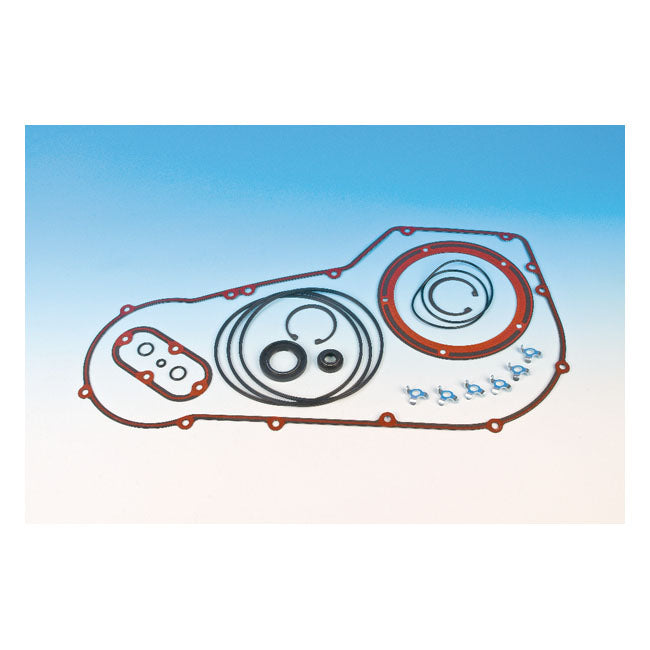 James Gaskets Primary Cover Gasket & Seal Kit. Foamet with Bead – 1994–2006 Softail; 1994–2005 Dyna