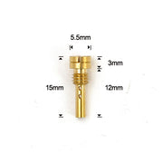 EBC Keihin CV Carburetor Pilot Jets N424-25B, Size 35 – 1988–2006 Keihin CV; Keihin FCR28; 32…