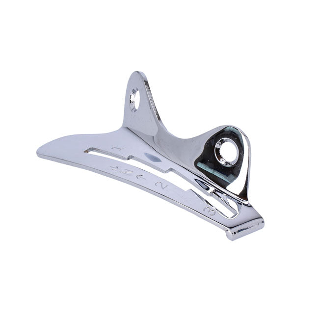 V-TWIN Mfg Shifter Lever Guide, 3-Speed. Chrome – 1940–1946 45/74/80" Flathead; 1940–1946…