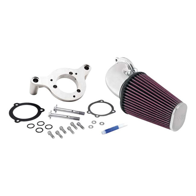 K&N AirCharger Performance Air Cleaner Kit. Polished – 2001–2015 Softail; 2004–2017 Dyna…