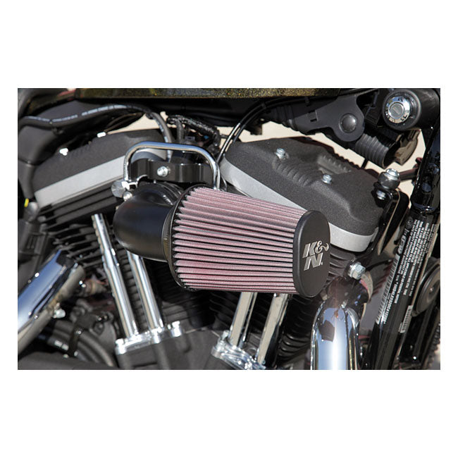 K&N AirCharger Performance Air Cleaner Kit. Black – 2007–2022 XL Sportster