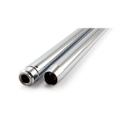 MCS Fork Tubes 35mm, 23-1/4". Show Chrome – Standard Length: 1986–1987 XL…