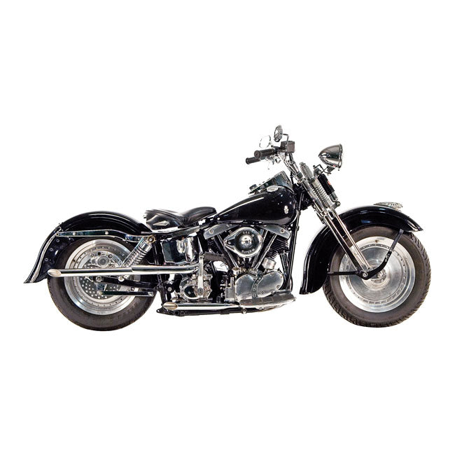 Paughco Shotgun Drags (40"). Chrome – 1966–1969 Early Shovel