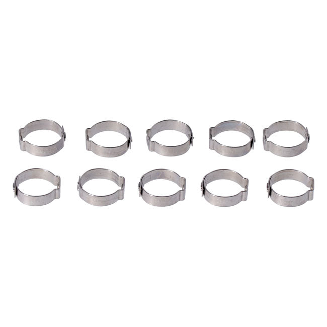 MCS Crimp Hose Clamp, 3/4 (19.05 mm) Id. Stainless – Various H-D Models