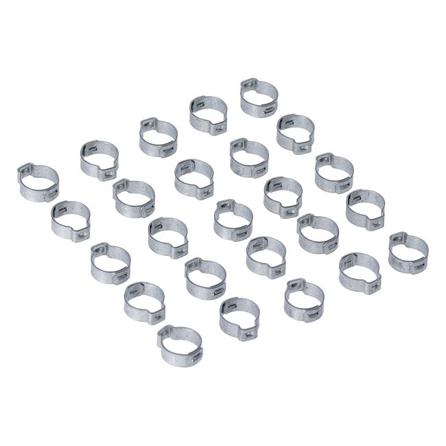 MCS Crimp Hose Clamp, 5/8 (16.00mm) ID. Zinc – VARIOUS H-D MODELS