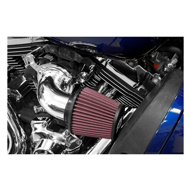 K&N AirCharger Performance Air Cleaner Kit. Polished – 2008–2016 FLT/Touring