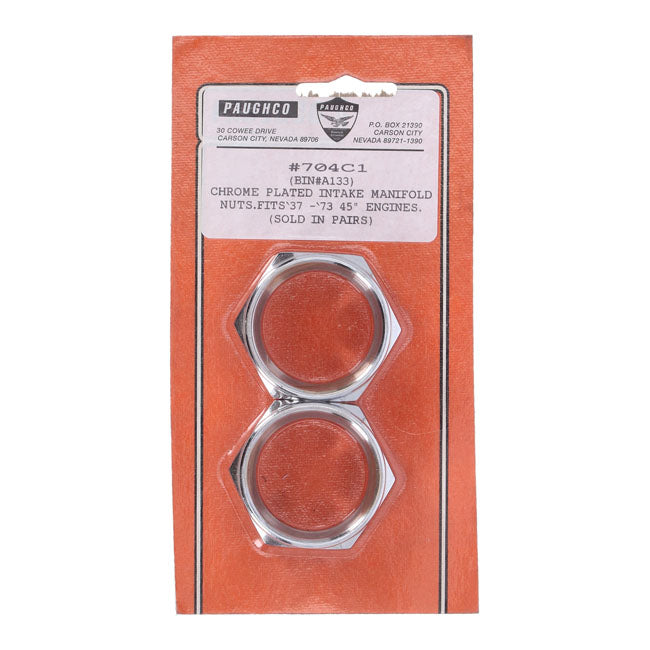 Paughco Intake Manifold Nuts – 1932–1973 45" Flathead