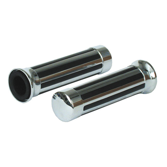MCS Handlebar Grip Set, Model Railer – 1974–2025 H-D with 1" Diameter Grip Area