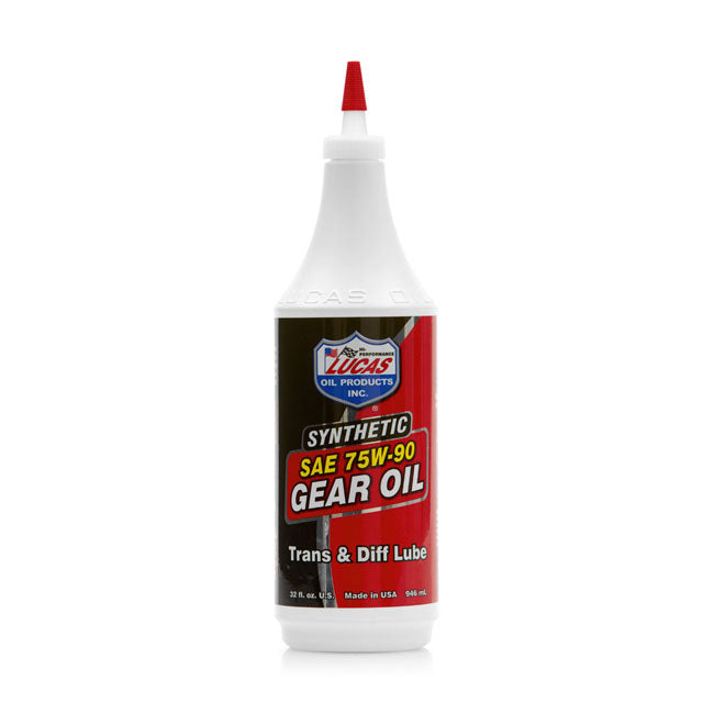 Lucas Oil Synthetic 75/90 Transmission Oil – 1936–2026 All Big Twin