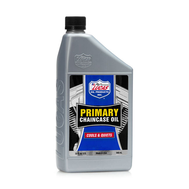 Lucas Oil Primary Chaincase Oil. Mineral – 1965–2026 Big Twin (Excluding Pre-E1984…