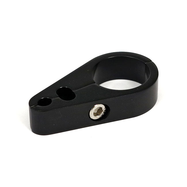 MCS 2-Piece Frame Cable Clamp. Throttle/Idle/Brake. Black – Universal