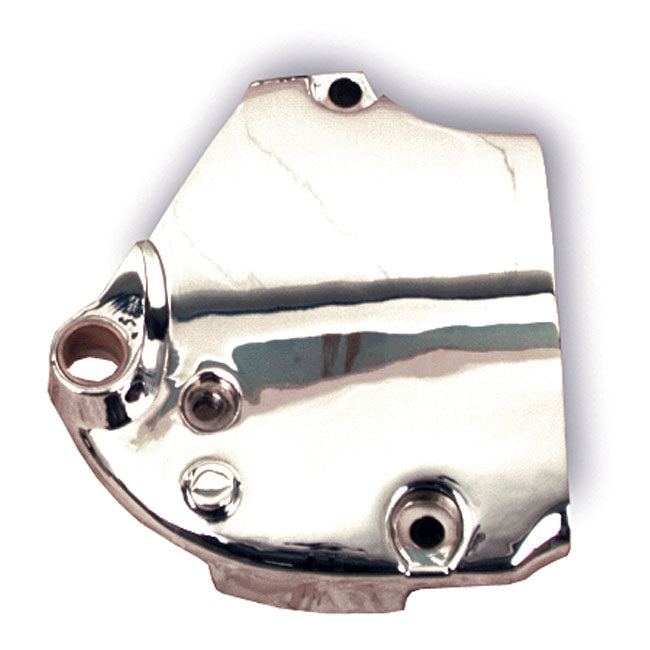 MCS XL Sportster Sprocket Cover. Chrome – 1971–1976 XL Sportster Kick & E-start
