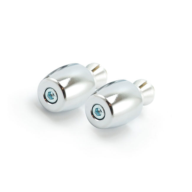 TRW Bar Ends for 22mm Steel Handlebars. Chrome