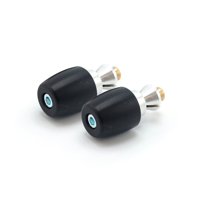 TRW Bar Ends for 22mm Steel Handlebars. Black