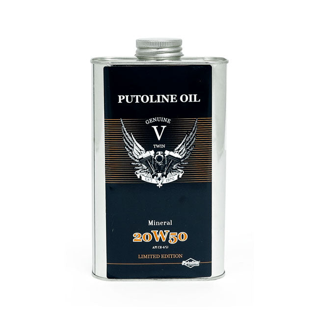 Putoline 20W50 Mineral. 1 Liter – 1984–2017 Big Twin; 1986–2022 XL…