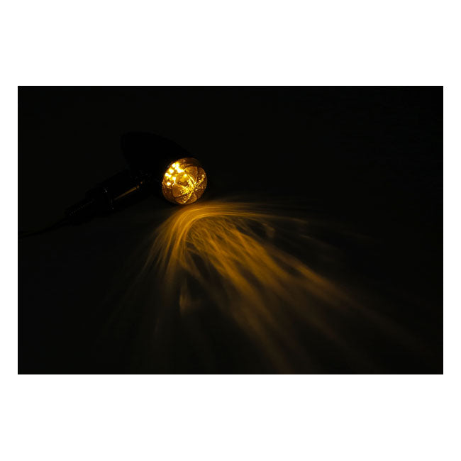 MCS Micro Bullet LED Turn Signals, Chrome