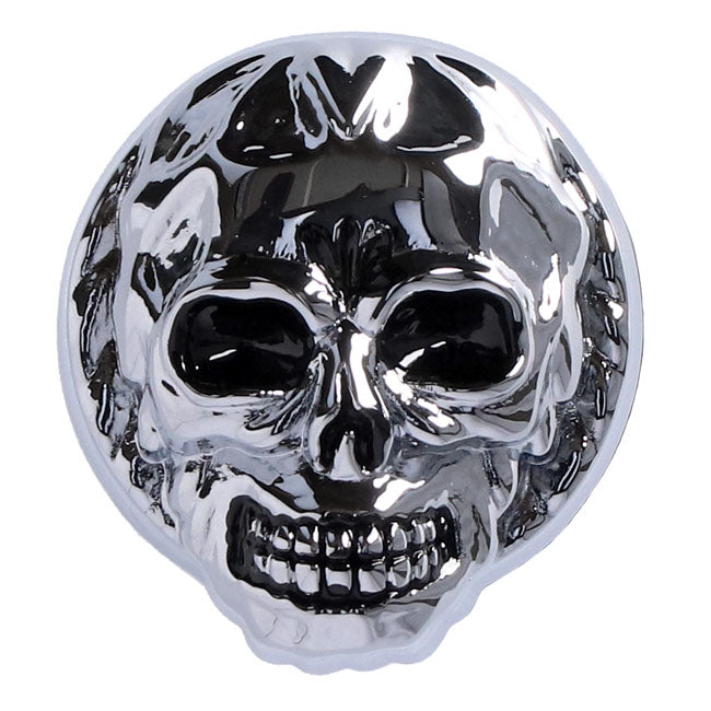 MCS Handlebar Grip Set, Cushion Skull Leather – 1974–2025 H-D with 1" Diameter Grip Area