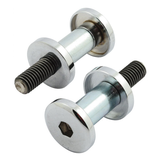 MCS Custom Smooth Riser Mount Kit. Chrome, 1/2-13 Threaded – Various 1973–2017 Big Twin; XL Sportster
