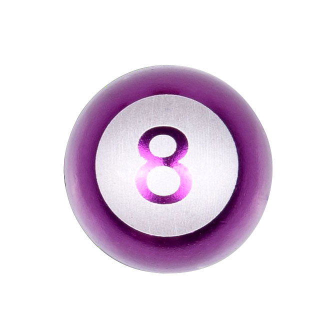Triktopz Eight Ball Valve Caps. Purple – Universal