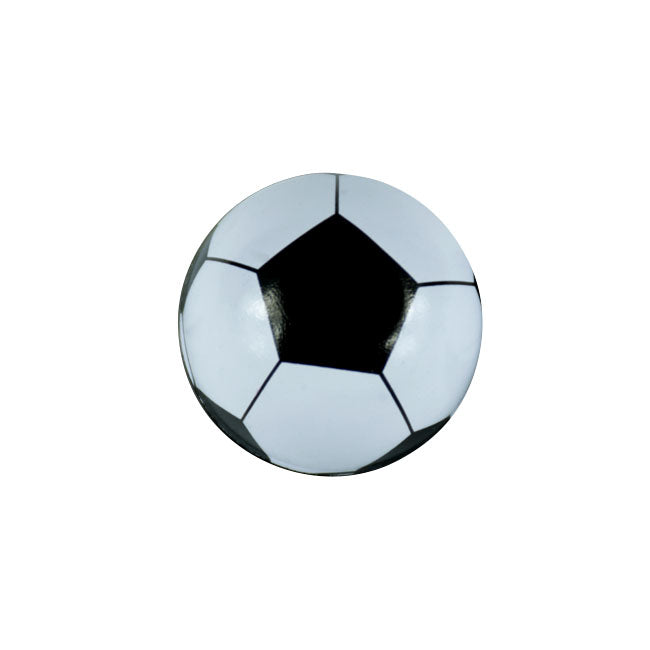 Triktopz Soccer Ball Valve Caps. Black – Universal