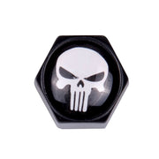 TrikTopz Block Skull License Plate Mounts. Black – Universal