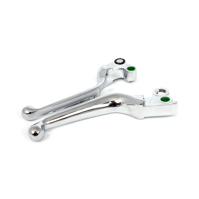 MCS Handlebar Lever Kit, Wide Blade – 1982–1995 Big Twin; XL Sportster