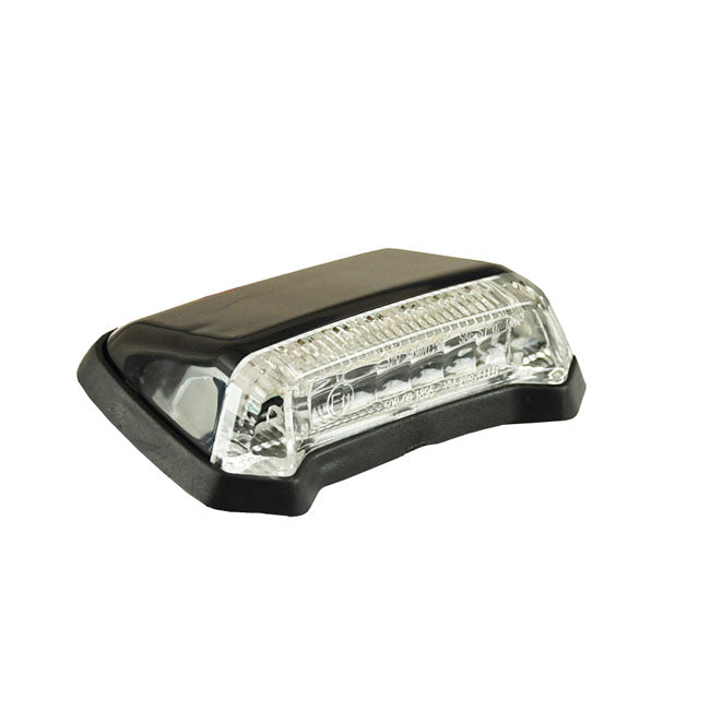MCS Nitro, Mini Fender LED Taillight. Black. Clear Lens