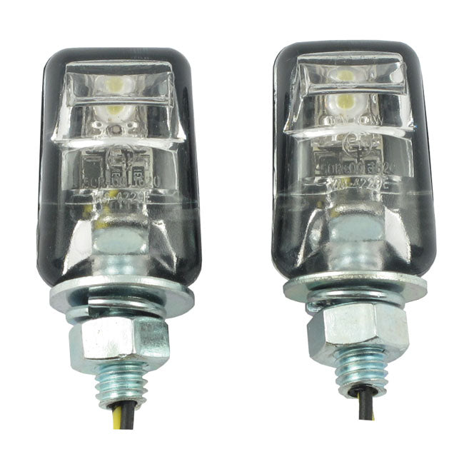MCS Picco, Lighted Licence Plate Bolt Set. Black – Universal