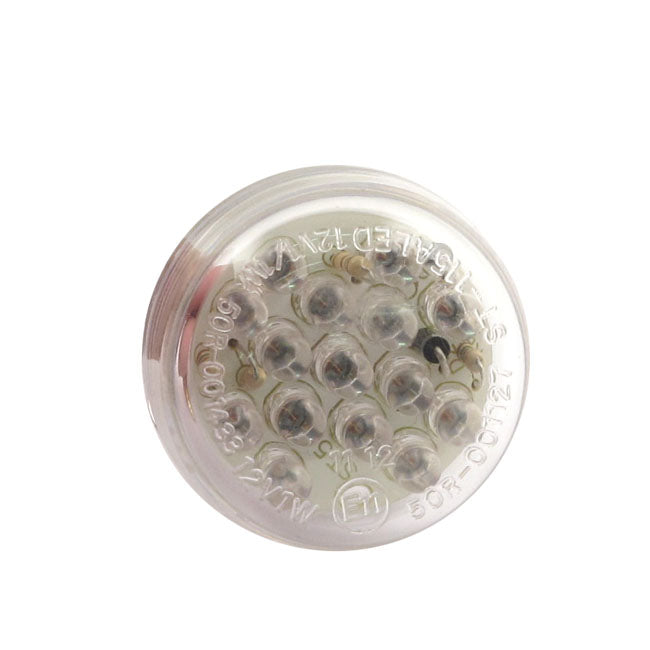 MCS Micro Disc, LED Taillight. 37mm Clear Lens – Universal