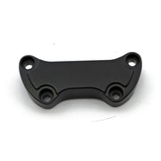 MCS Handlebar Clamp Low Scalloped, with Skirt. Black – Various 1973–2022 Big Twin; XL…
