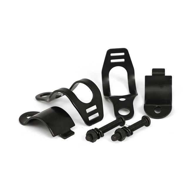 MCS Roper, Turn Signal Fork Mount Kit. 30-45mm. Black – Universal. 1930–1945mm Exposed Fork…