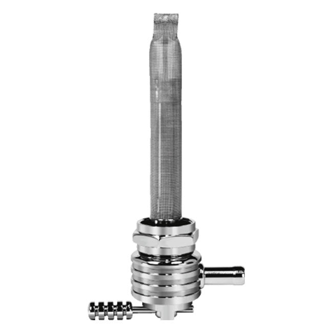 Pingel Power-Flo Petcock Round Finned – 1975–2006 Big Twin; XL Sportster…