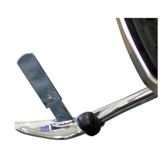 Pingel Jiffy Stand Extension Tab. Chrome – 1982–2025 FLT/Touring; 1982–1994 FXR