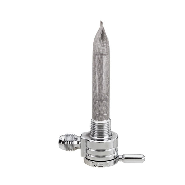 Click-Slick Petcock 3/8 NPT. Chrome