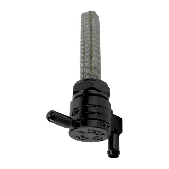 Golan Products Black Click-Slick Downward Facing Petcock - 22mm