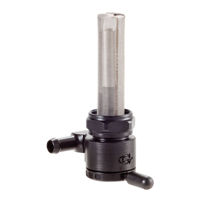 Golan Products Black Click-Slick Forward Facing Petcock - 22mm