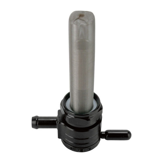 Golan Products Black Click-Slick Straight Facing Petcock - 22mm