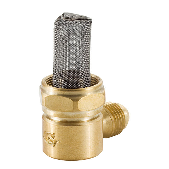 Low Profile Tank Fitting 22Mm With Nut. Brass