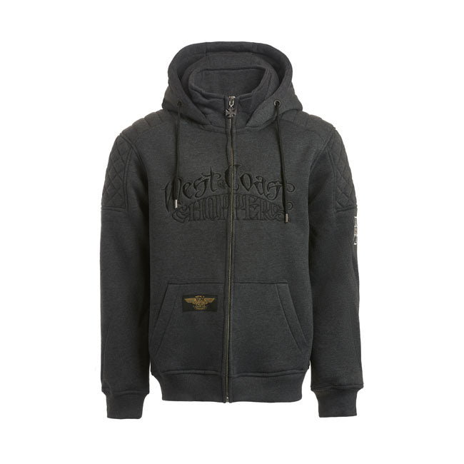 West Coast Choppers Wcc Choppers Por Vida Zip Hoodie Grey – S