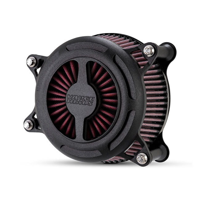 Vance & Hines VO2 Blade Air Cleaner Kit. Wrinkle Black – 1991–2022 XL Sportster