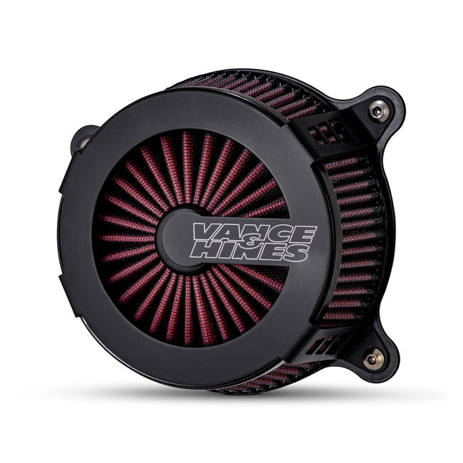 Vance & Hines VO2 Cage Fighter Air Cleaner Kit. Matte Black – 1991–2022 XL Sportster
